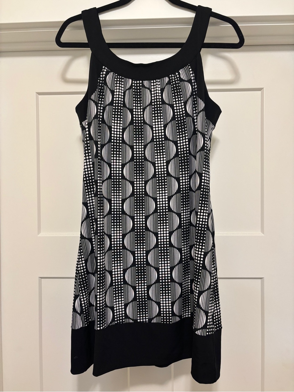 Vintage 2000s auw brand geometric babydoll dress